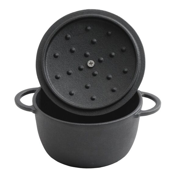 Pioneer Woman Timeless Beauty Pre-Seasoned .5-Qt Cast Iron Mini Dutch Oven NEW - Picture 2 of 4